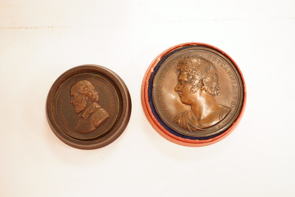 British Medals, to include George VI Matt Silver Coronation medal, cased, George V silver jubilee medal, boxed, Uppingham School silver medal for good work and unblemished character, cased and various coins etc.